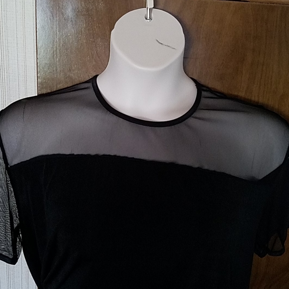 SOLD - Mesh yoke top by Susan Lawrence - Picture 4 of 6